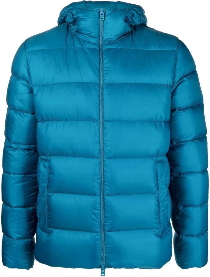 Herno Globe jack met capuchon Blauw