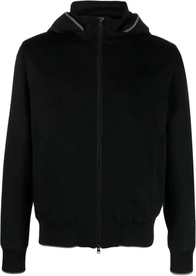 Herno Donsjack met capuchon Zwart