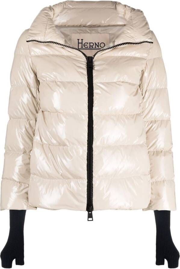 Herno Donsjack met split Beige
