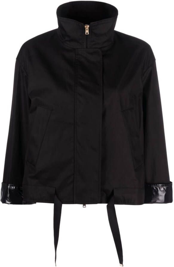 Herno Jack met trechterhals Zwart