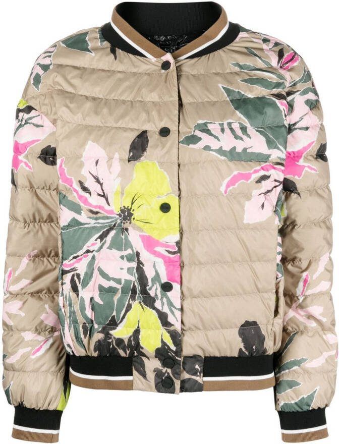 Herno Gewatteerd bomberjack Beige