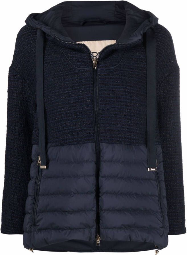 Herno Gewatteerd donsjack Blauw