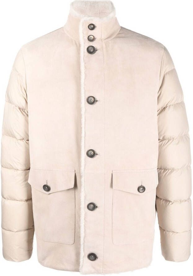 Herno Gewatteerd jack Beige