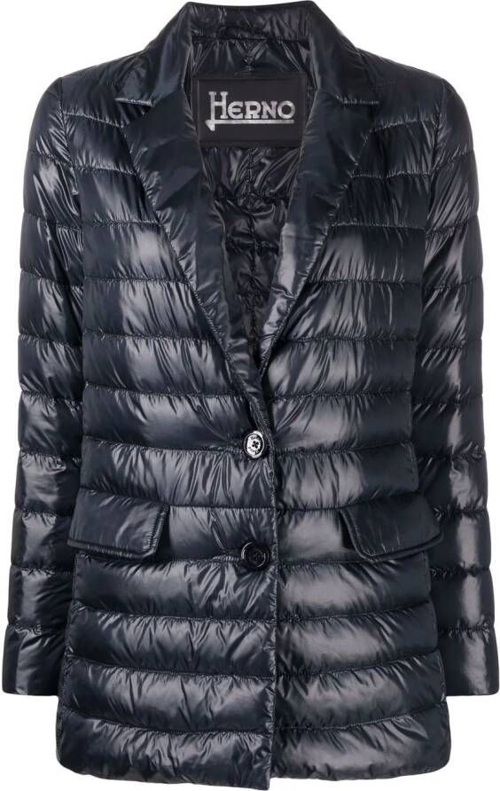 Herno Gewatteerd jack Blauw