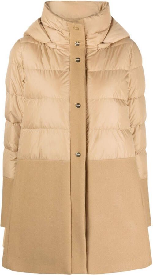 Herno Gewatteerde donsjas Beige