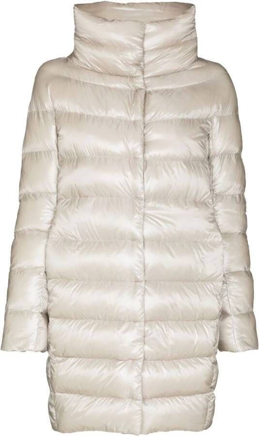 Herno Gewatteerde jas Beige