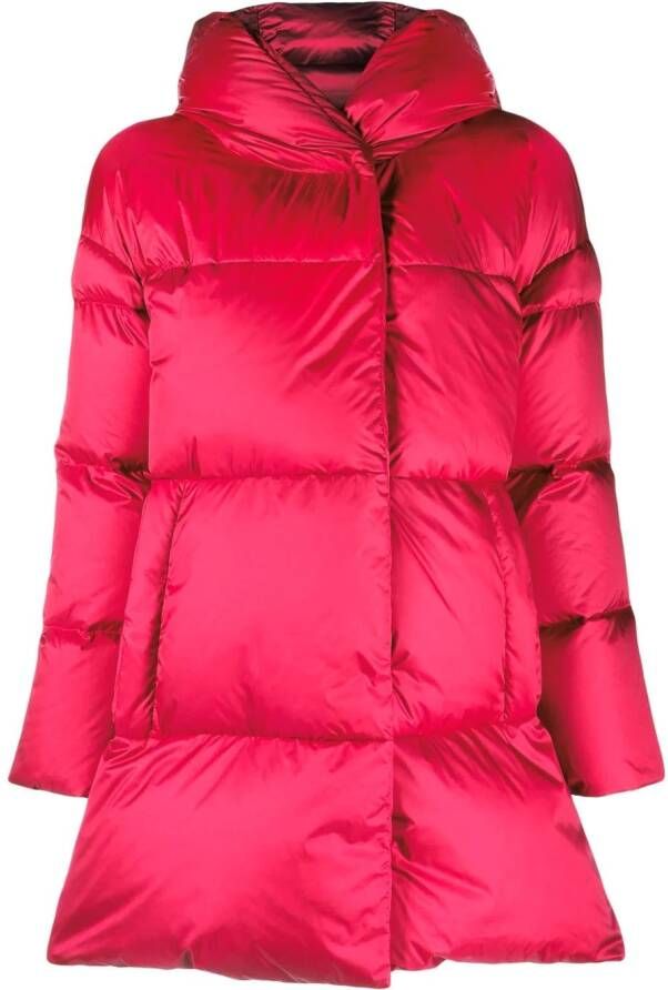 Herno Satijnen jas Roze