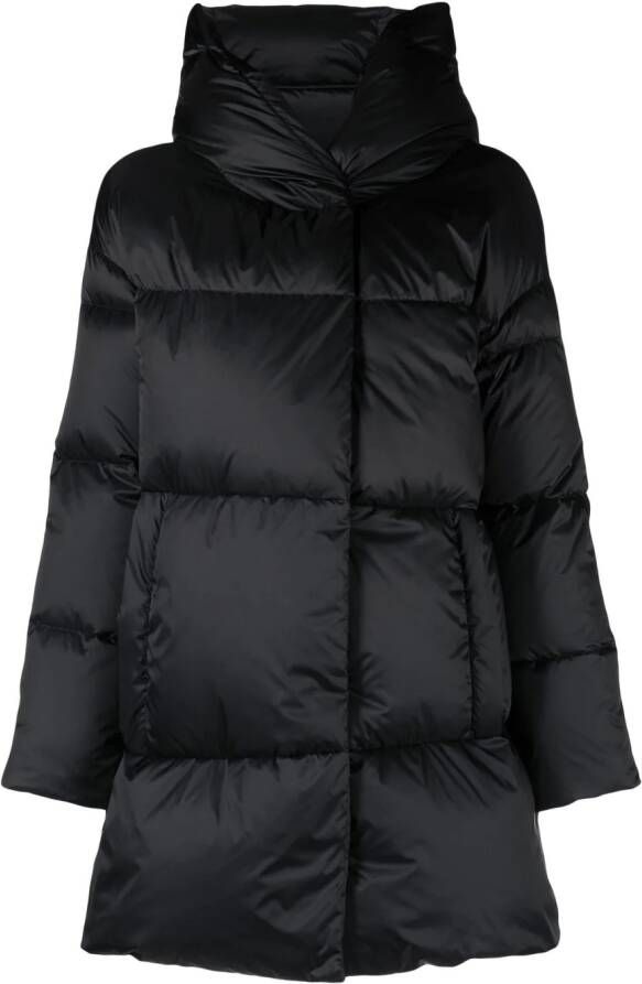 Herno Globe jas met A-lijn Zwart
