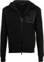 Herno Hoodie met rits Zwart - Thumbnail 1