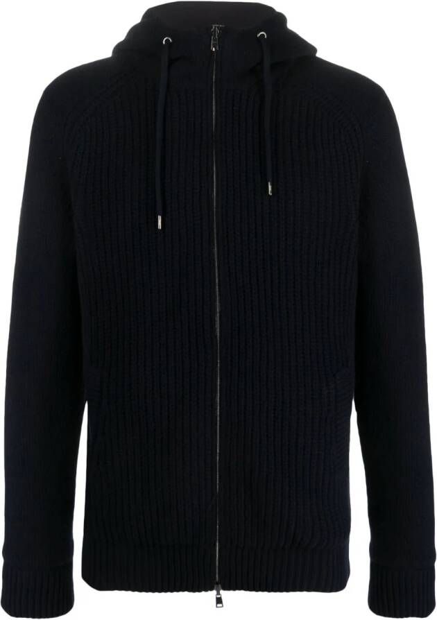 Herno Jack met capuchon Blauw