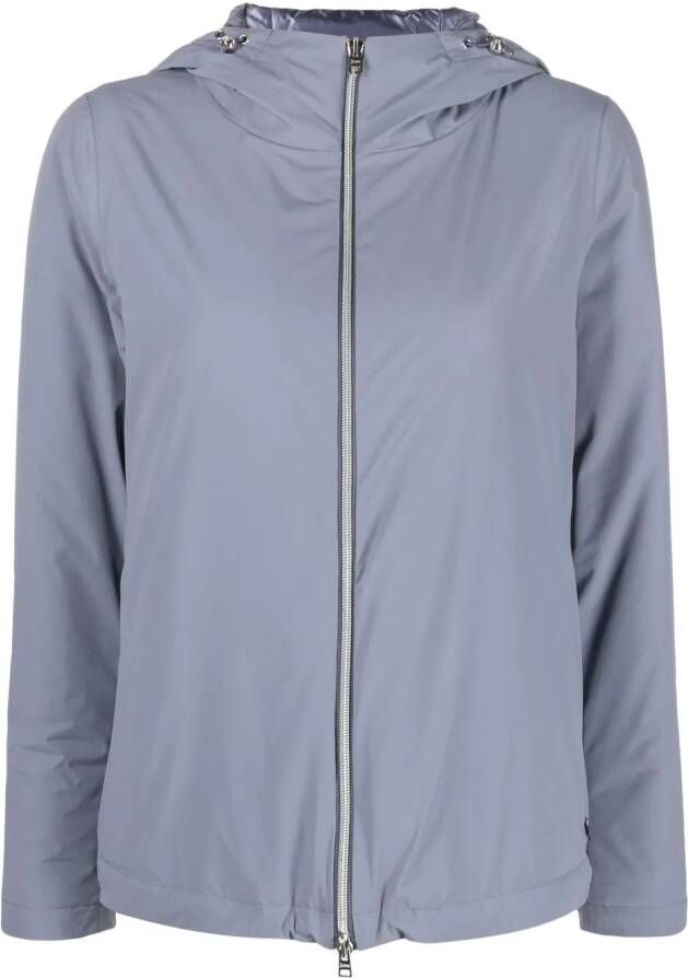 Herno Jack met capuchon Blauw