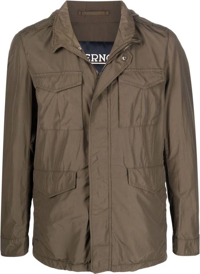 Herno Jack met capuchon Groen