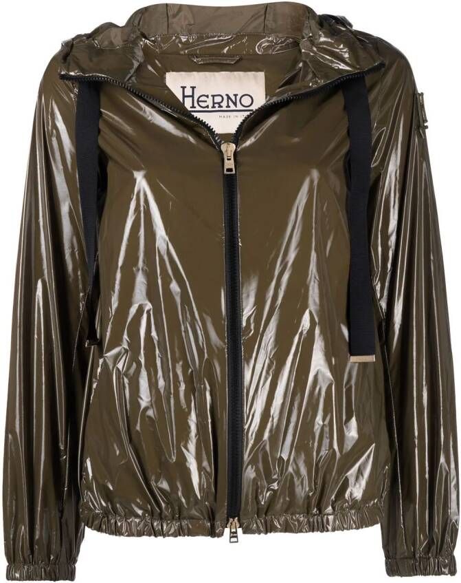 Herno Jack met capuchon Groen
