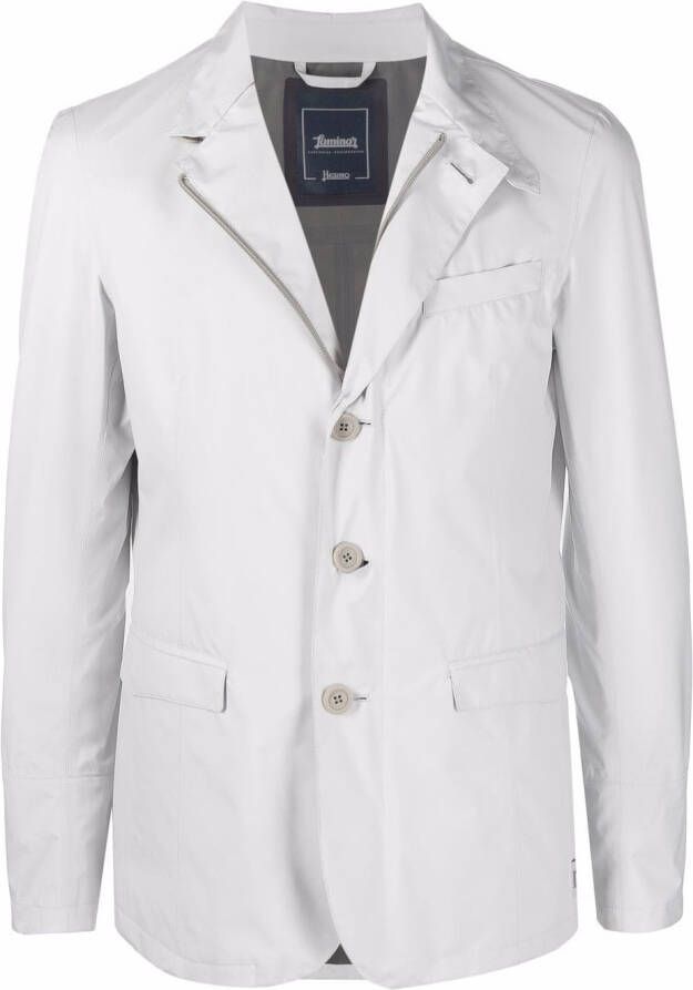 Herno Jack met enkele rij knopen Beige