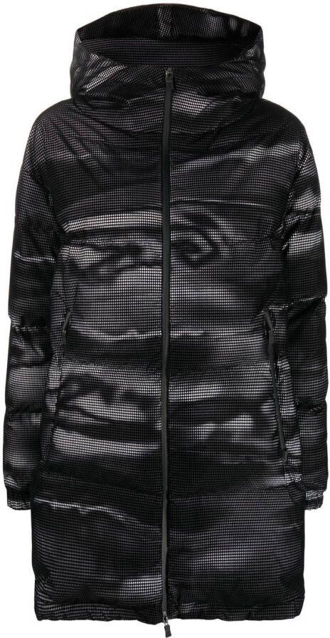 Herno Jas met abstract patroon Zwart