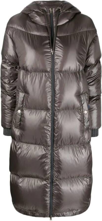 Herno Jas met capuchon Grijs