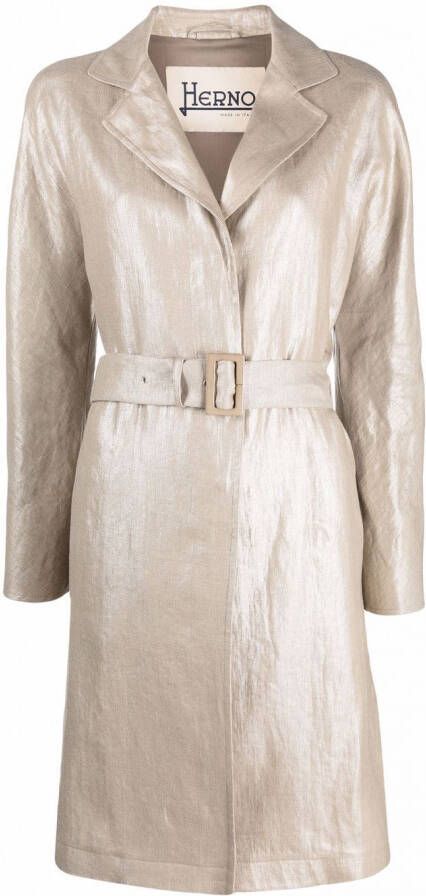 Herno Jas met ceintuur Beige