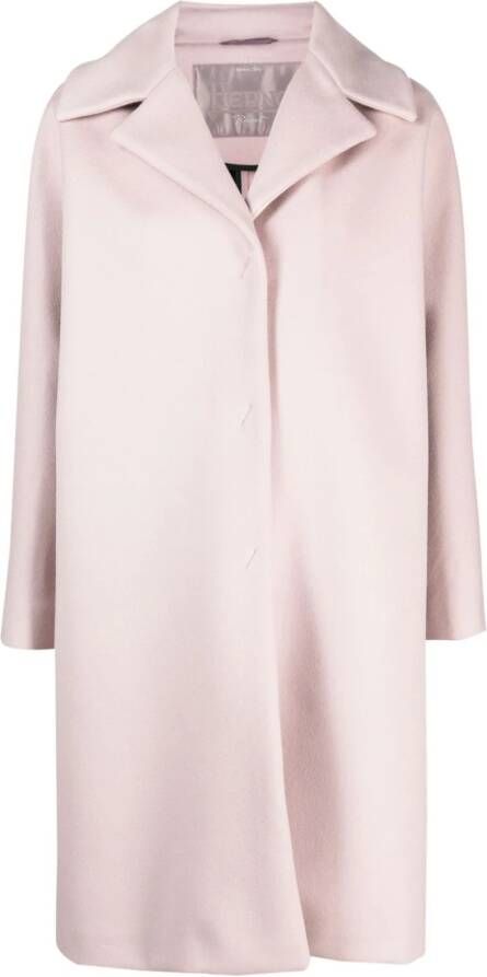 Herno Jas met enkele rij knopen Roze