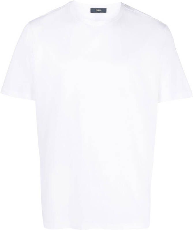 Herno Katoenen T-shirt Wit