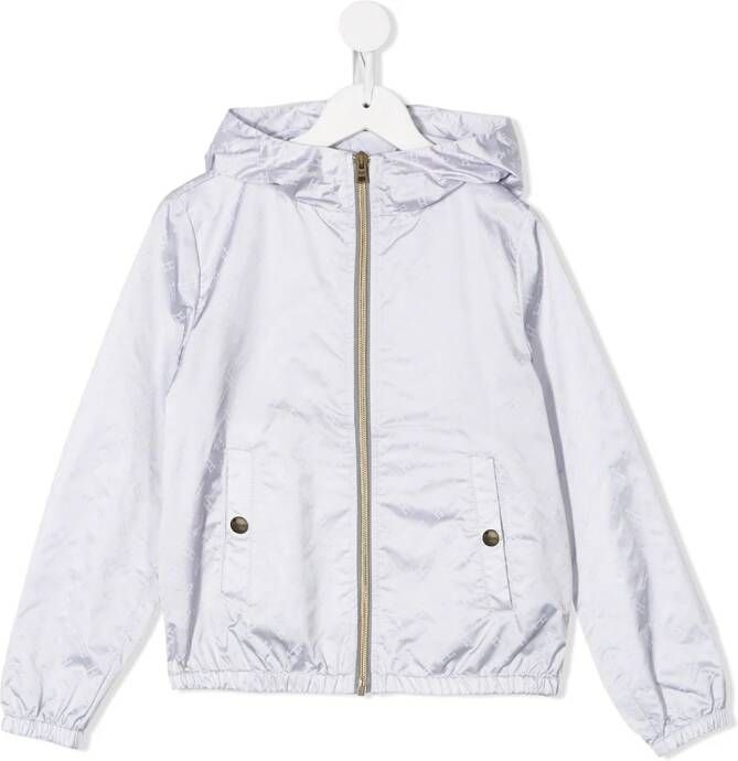 Herno Kids Jack met logoprint Grijs