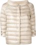 Herno kort jack met cropped mouwen Beige - Thumbnail 1