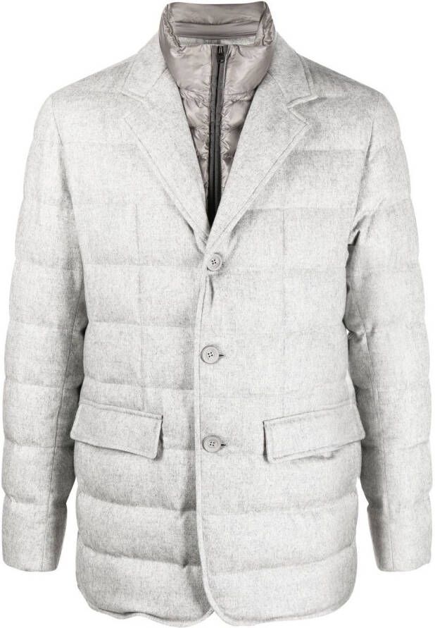 Herno Gewatteerd jack Grijs