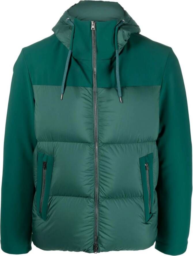 Herno Donsjack met capuchon Groen