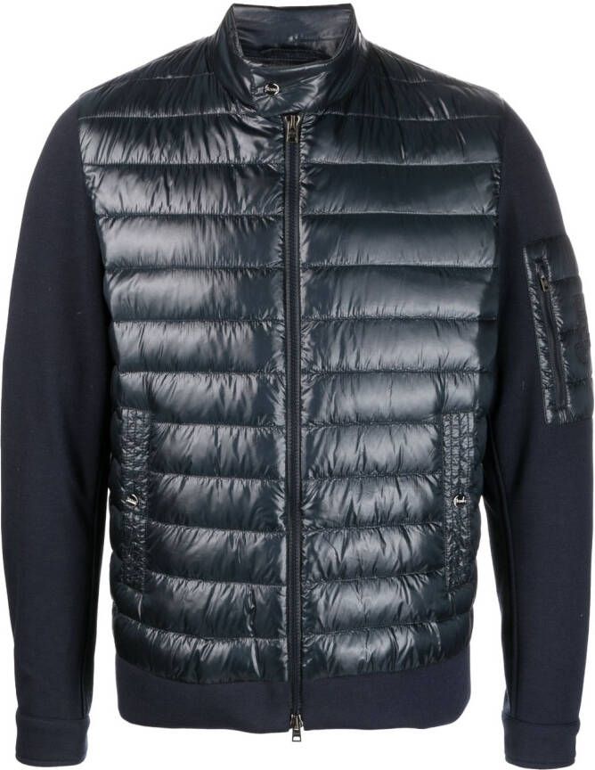 Herno Jack met gewatteerd vlak Blauw