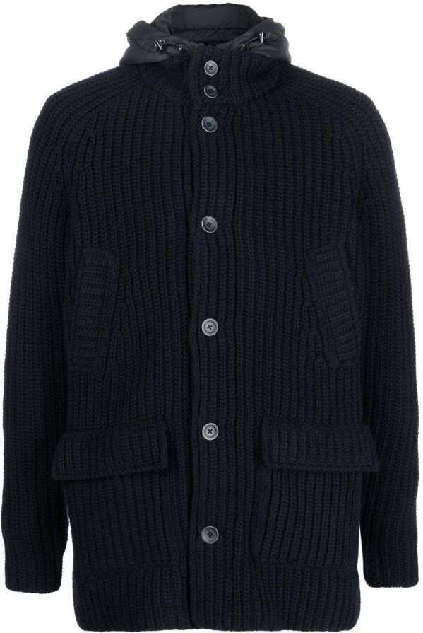 Herno Jas met capuchon Blauw