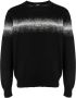 Herno Sweater met spray-effect Zwart - Thumbnail 1