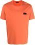 Herno T-shirt met logopatch Oranje - Thumbnail 1