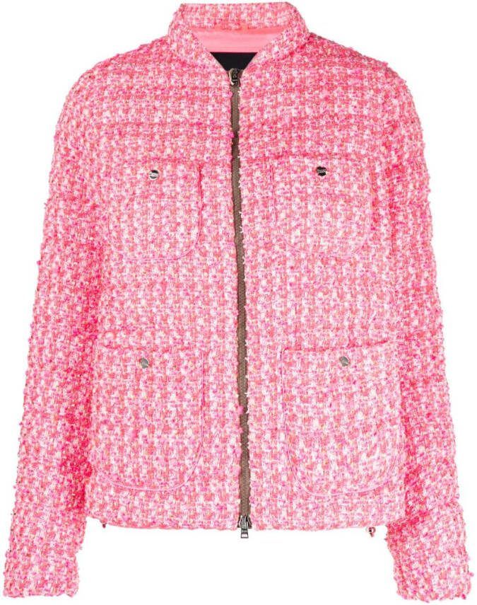 Herno Tweed jack Roze