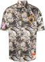 Heron Preston Bowlingshirt met camouflageprint Groen - Thumbnail 1