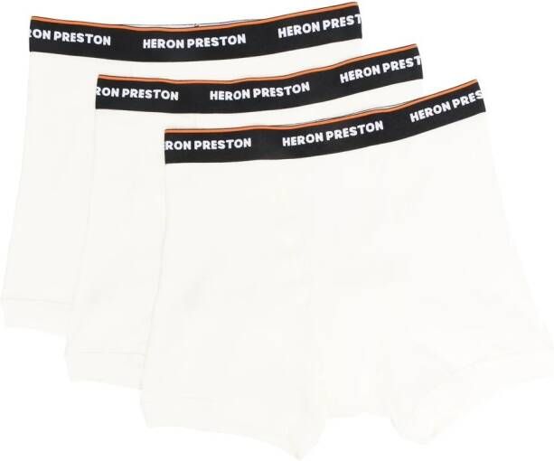 Heron Preston Boxershorts met logoband Wit