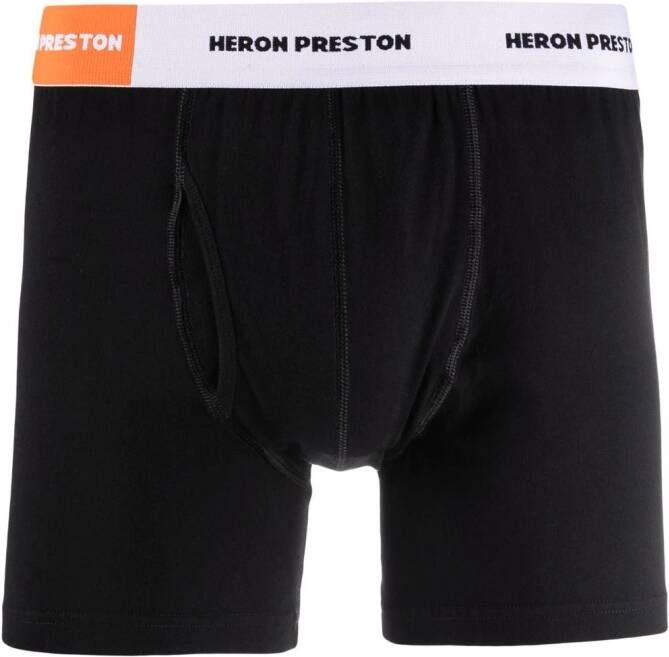 Heron Preston Boxershorts met logoband Zwart