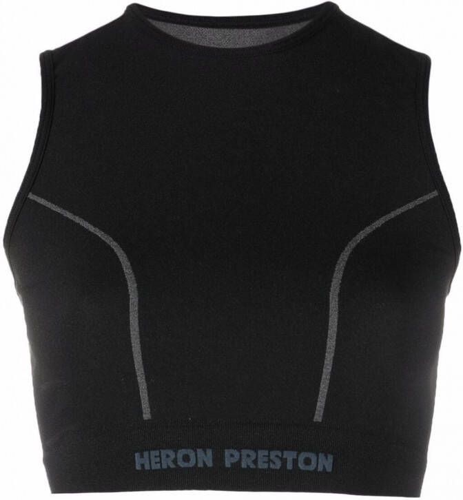 Heron Preston Cropped top Zwart