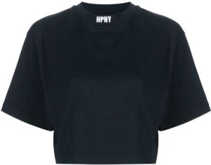 Heron Preston Cropped T-shirt Zwart
