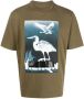 Heron Preston T-shirt met grafische print Groen - Thumbnail 1