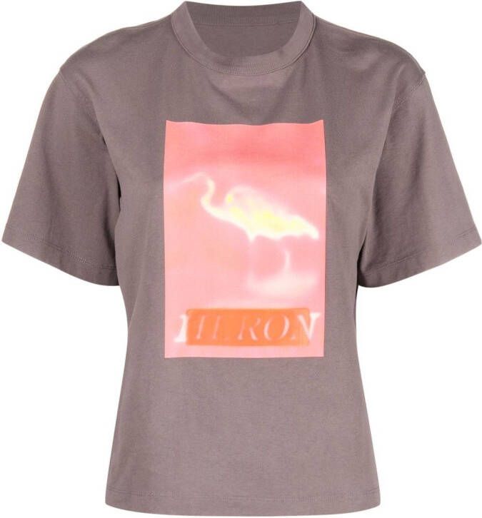 Heron Preston T-shirt met print Grijs