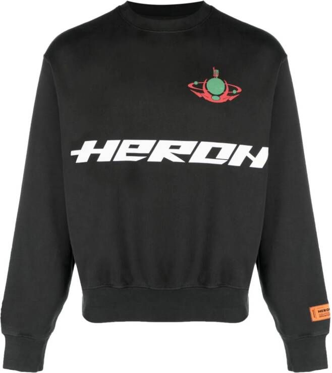 Heron Preston Sweater met ronde hals Zwart