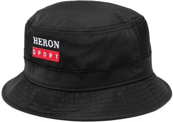 Heron Preston Vissershoed met logo Zwart
