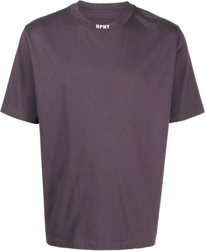 Heron Preston T-shirt met logoprint Paars