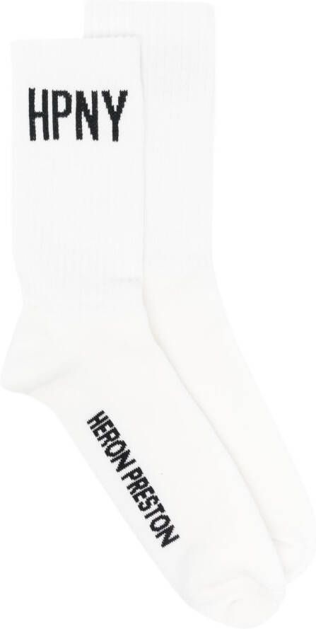 Heron Preston Lange sokken Wit