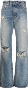 Heron Preston Jeans met gerafeld detail Blauw