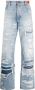 Heron Preston Jeans met gerafeld-effect Blauw - Thumbnail 1