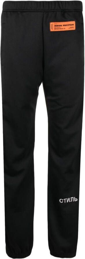 Heron Preston Broek met ruches Zwart