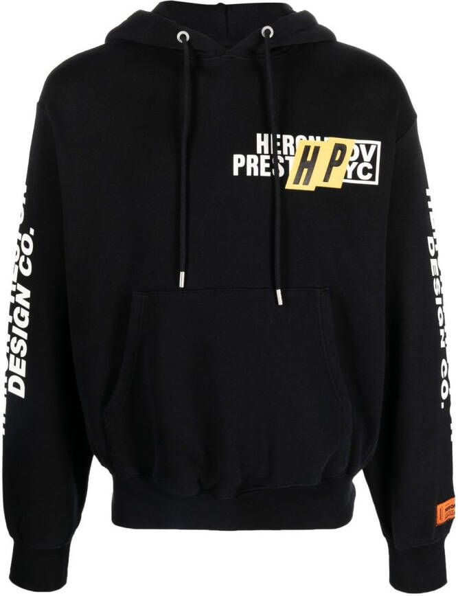 Heron Preston Hoodie met logoprint Zwart