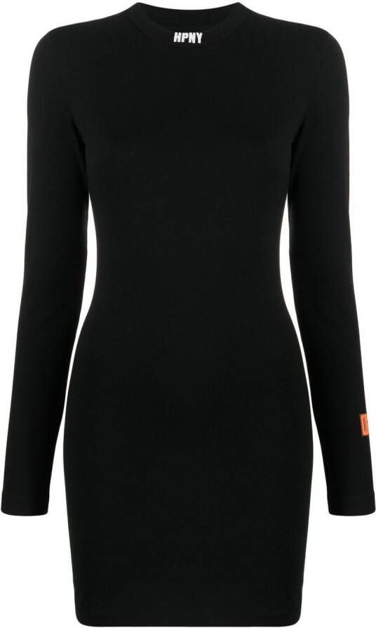 Heron Preston Mini-jurk met logo Black Dames
