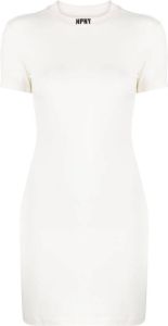 Heron Preston Mini-jurk met logoprint Wit