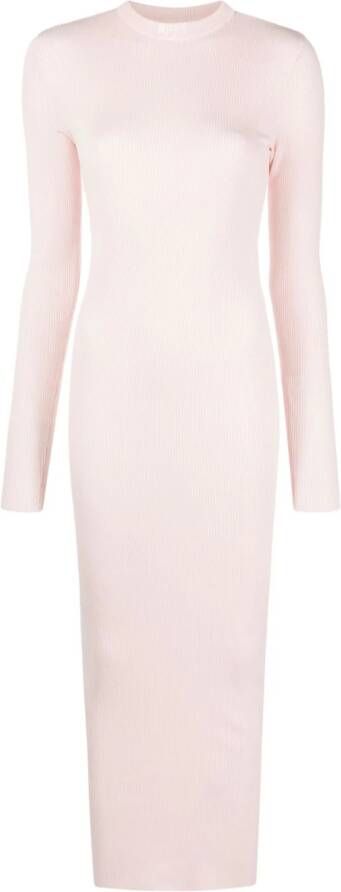 Heron Preston Maxi-jurk met borduurwerk Roze